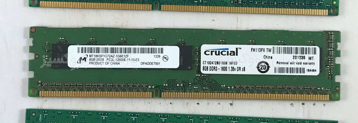 رم حرفه ای Crucial 8GB DDR3L 12800