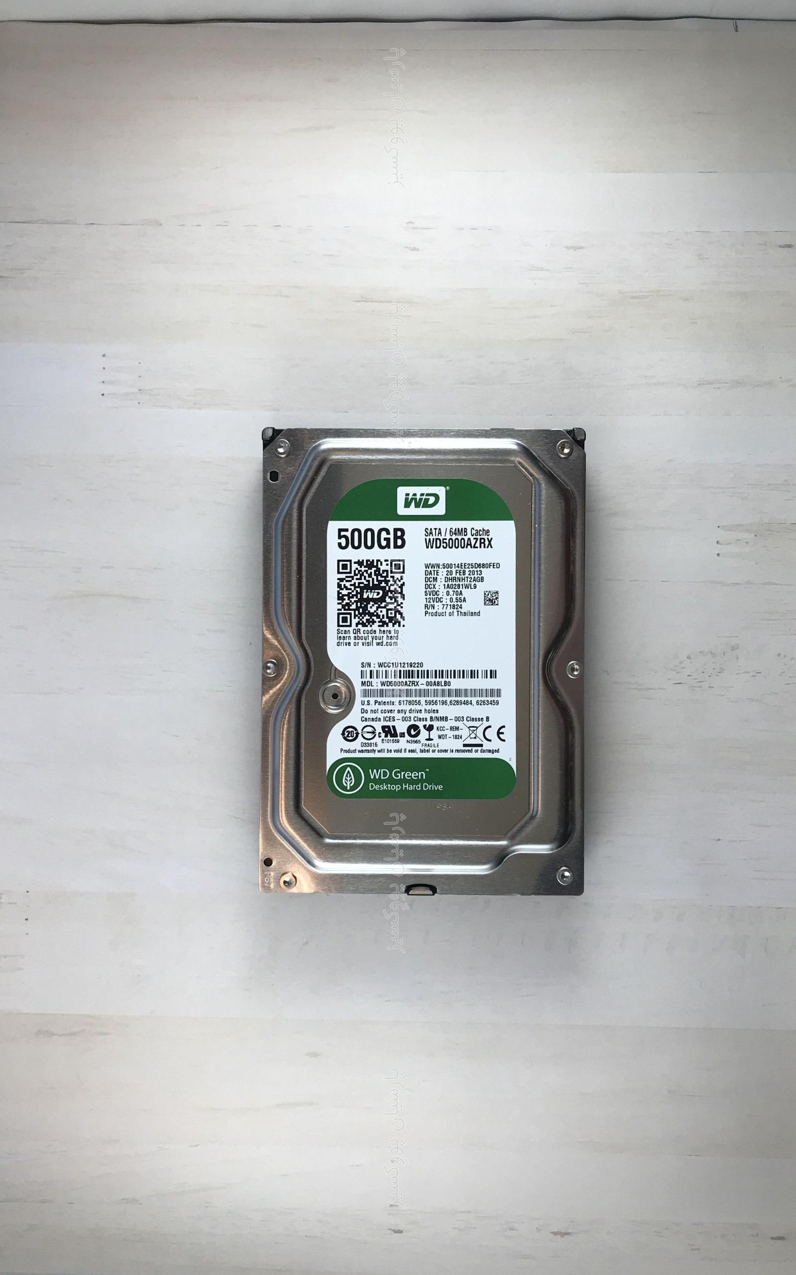 هارد WD 500GB Green بسیار تمیز سلامت 100 درصد