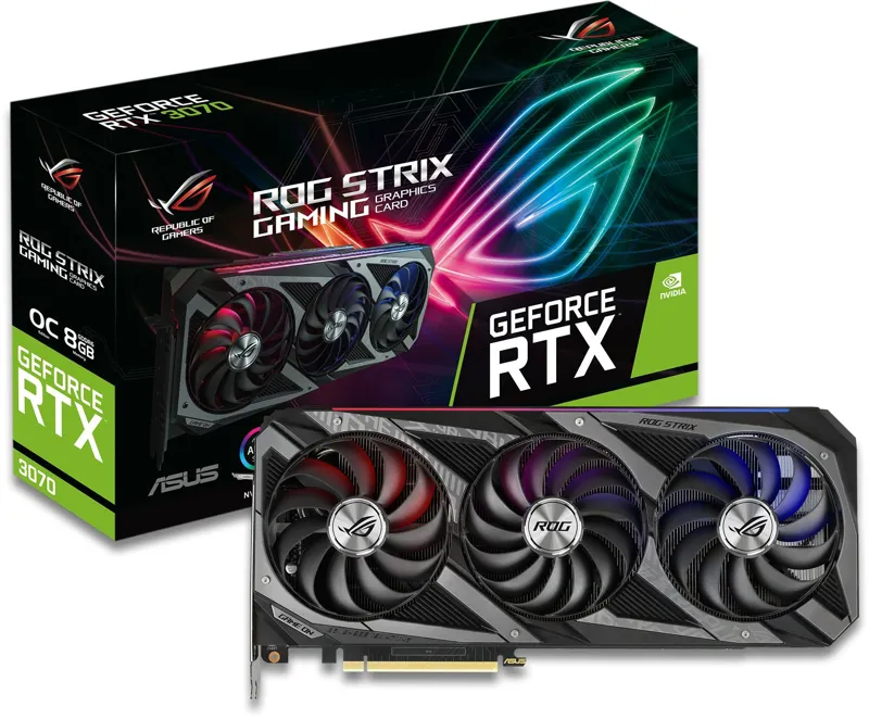 کارت گرافیک ایسوس ASUS 3070 nvidia Strix انویدیا