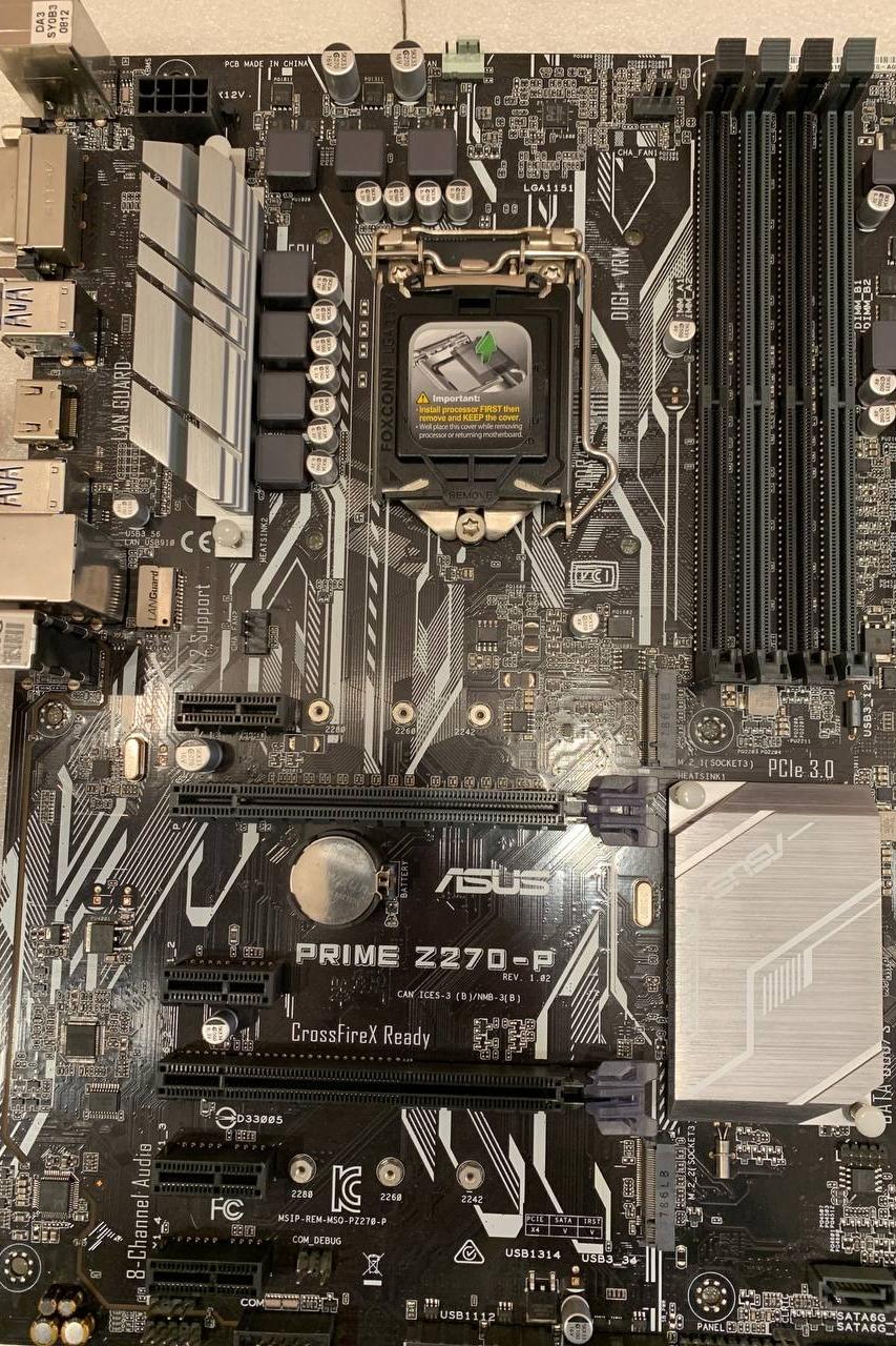 معیوب مادربرد ایسوس اینتل Z270-P ASUS