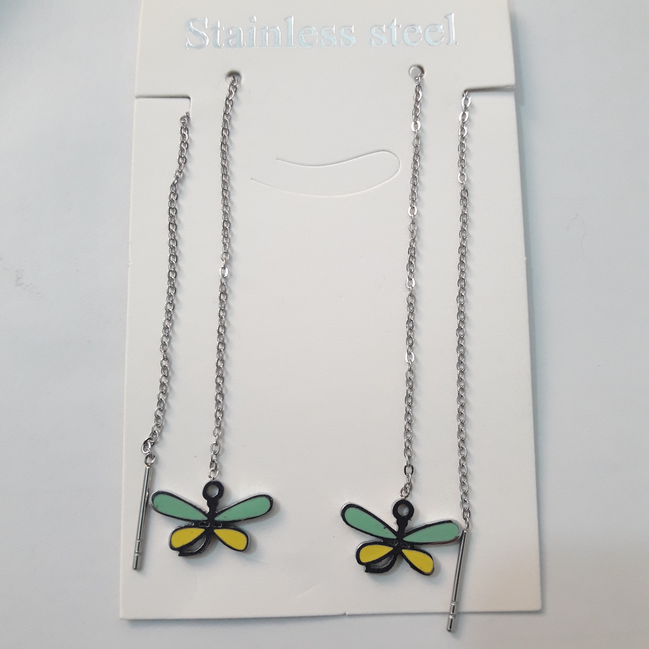گوشواره استیل بخیه