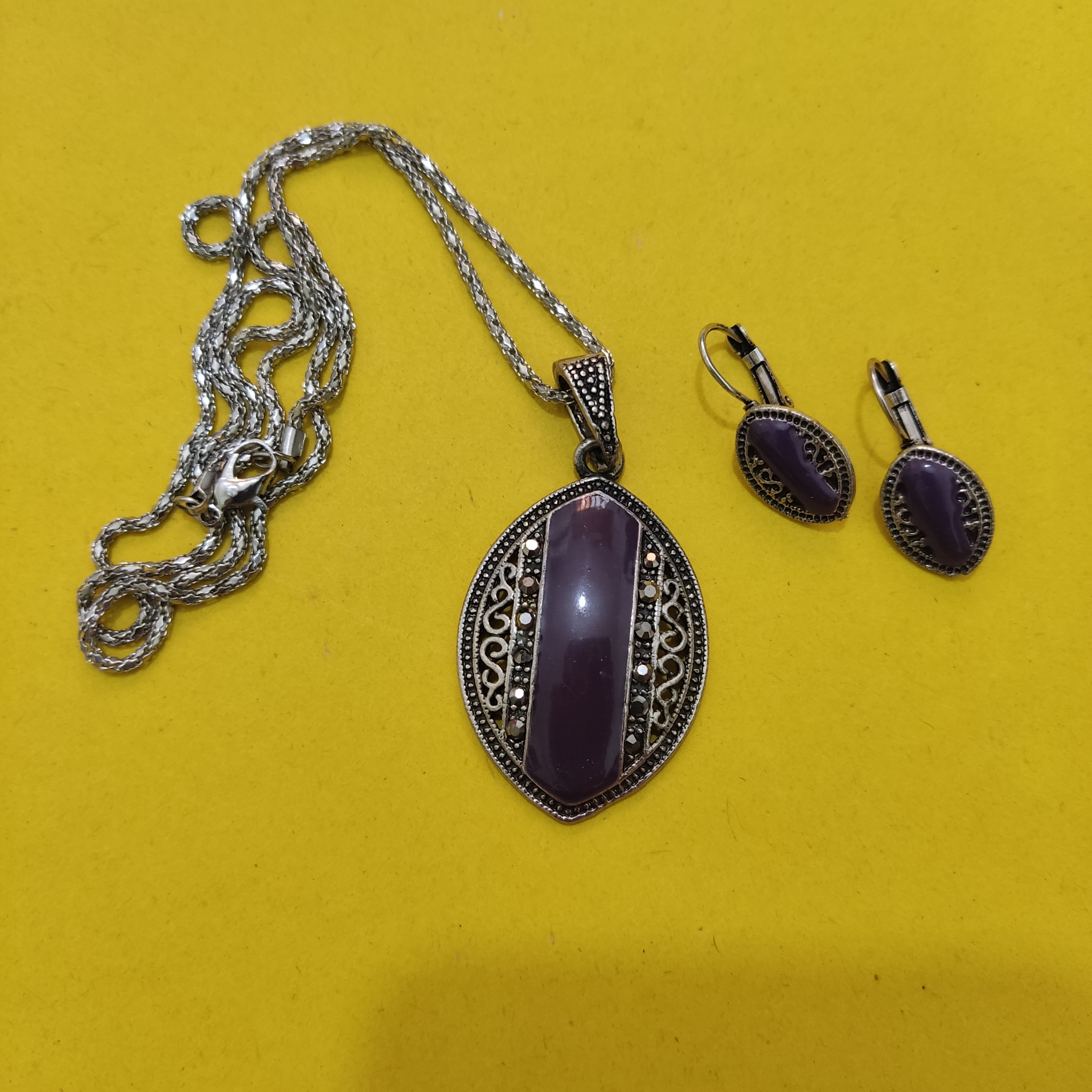 نیم ست بدل بنفش کد500