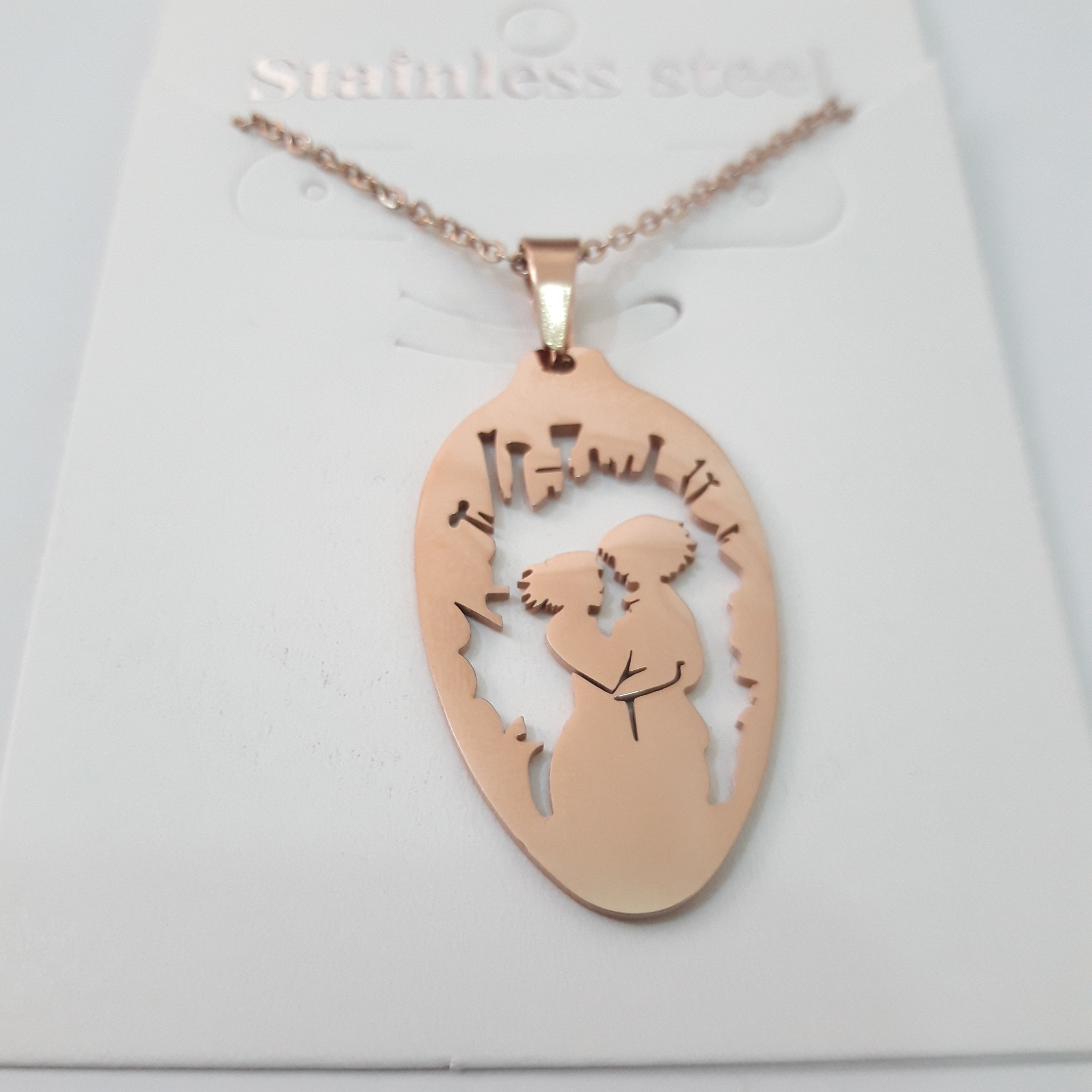 گردنبند استیل طرح عشق