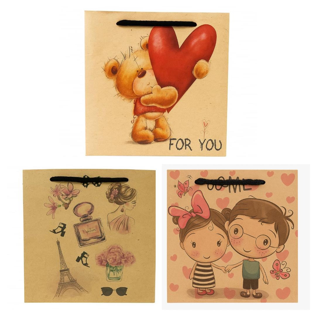 کیف کادویی کرافت 3 عددی سایز کوچک