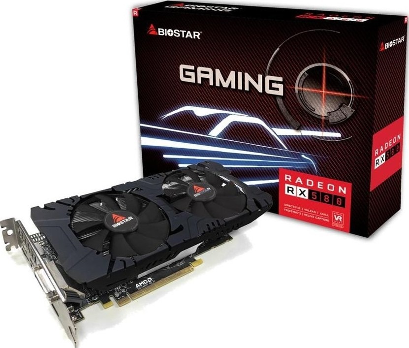 کارتن کارت گرافیک RX580 BIOSTAR