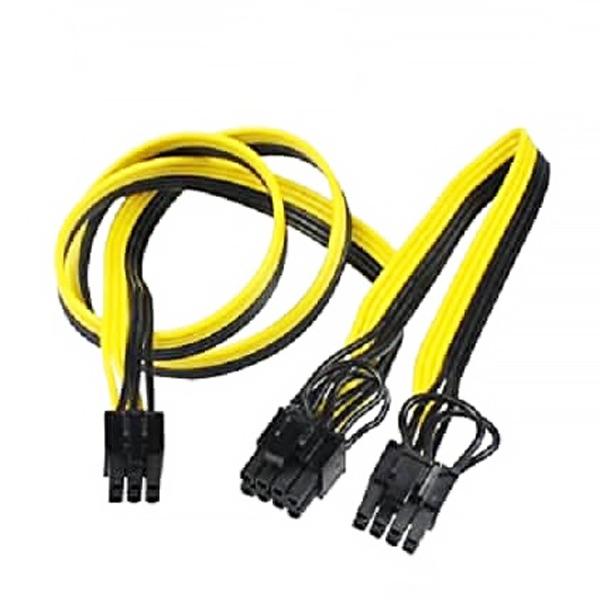 کابل تبدیل 6پین نر به دوتا 8پین نر