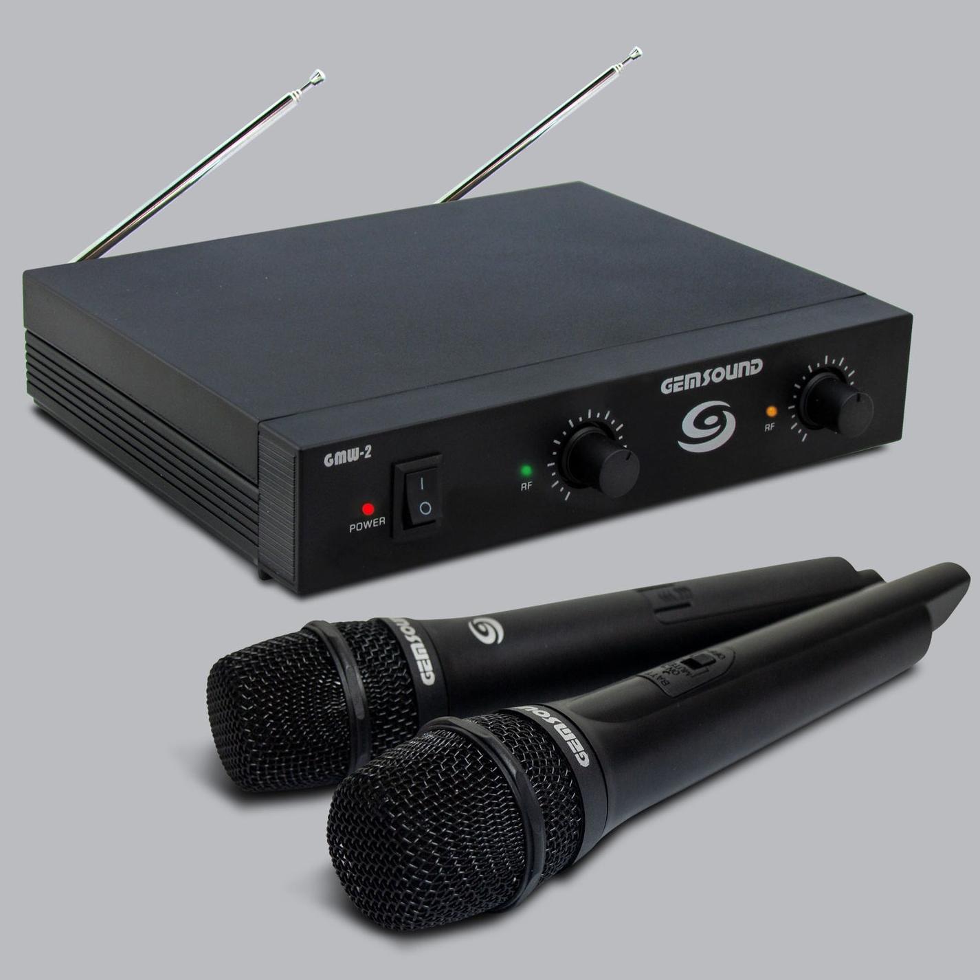 میکروفون بیسیم gemsound wireless duo