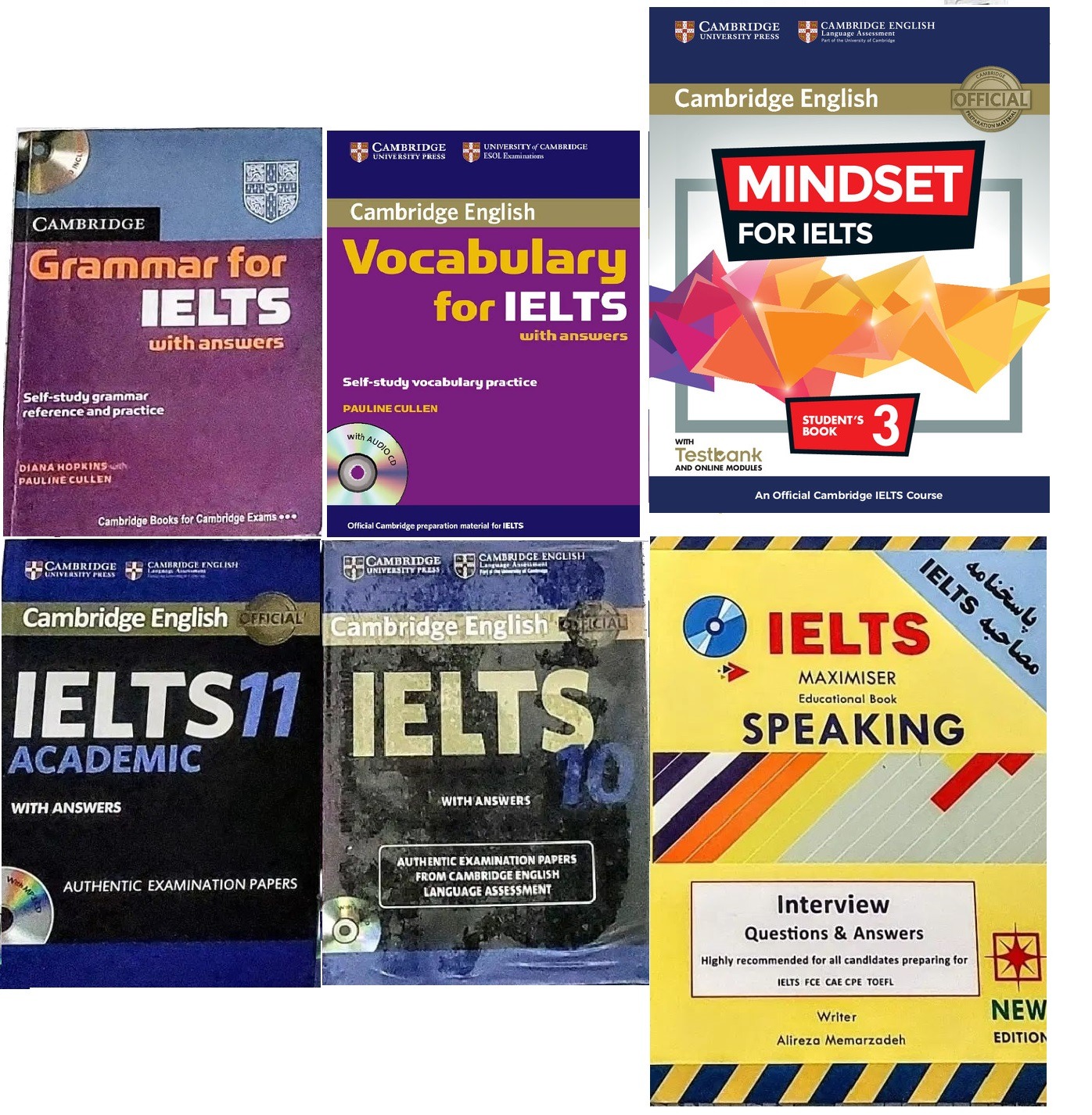 کتاب کمبریج آیلتس (6 عدد باهم)