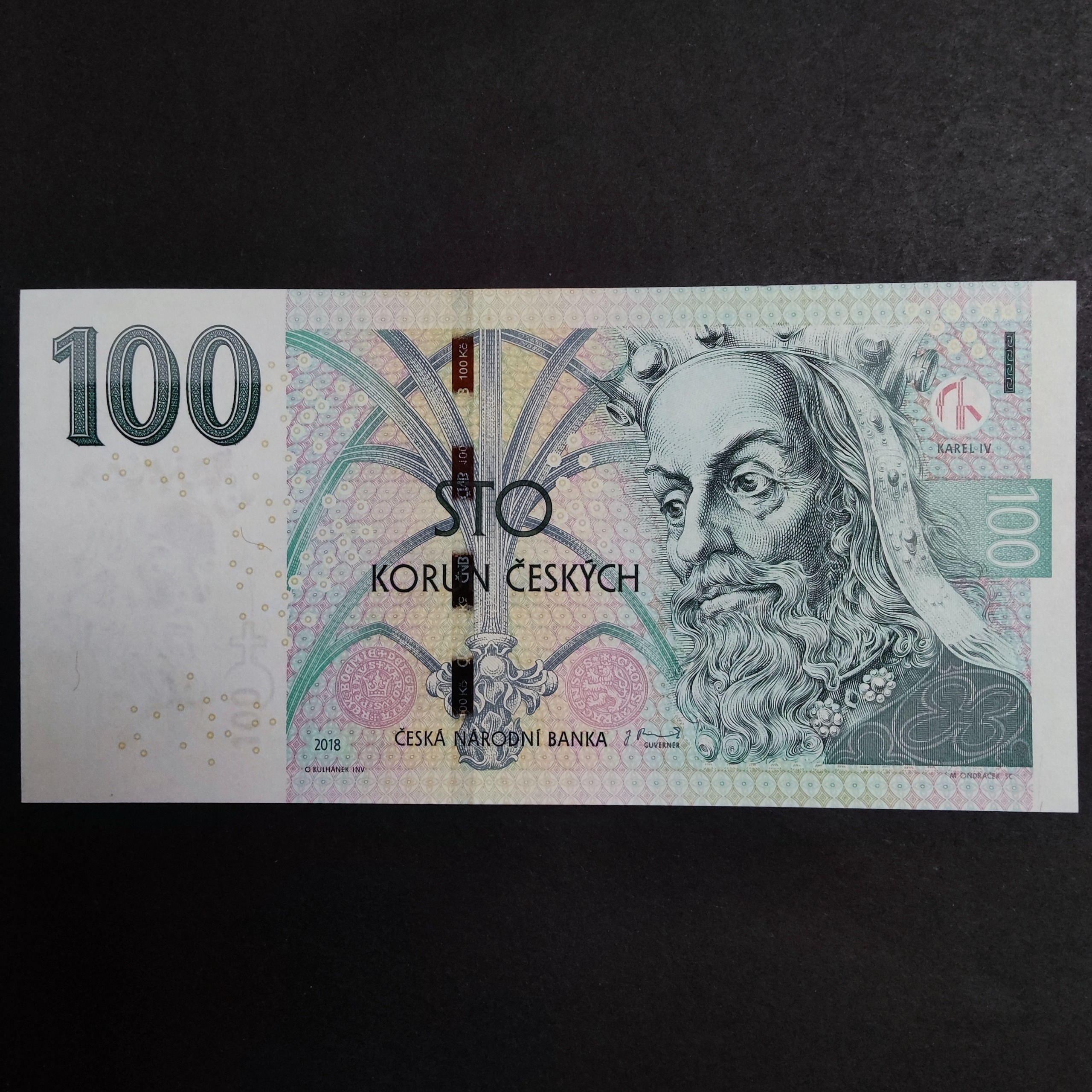 اسکناس جمهوری چک 100 کرون بانکی