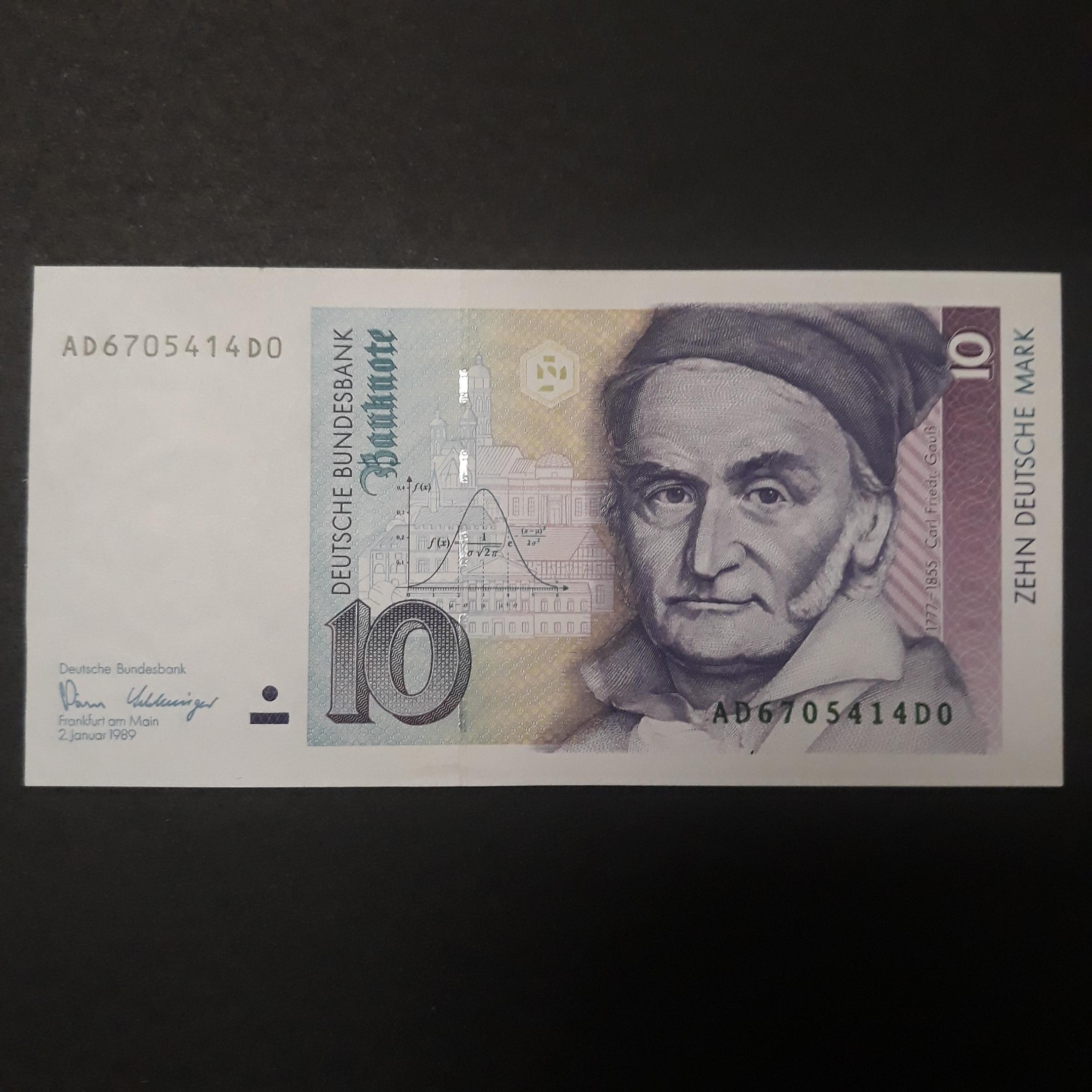 اسکناس آلمان 10مارک کاوس