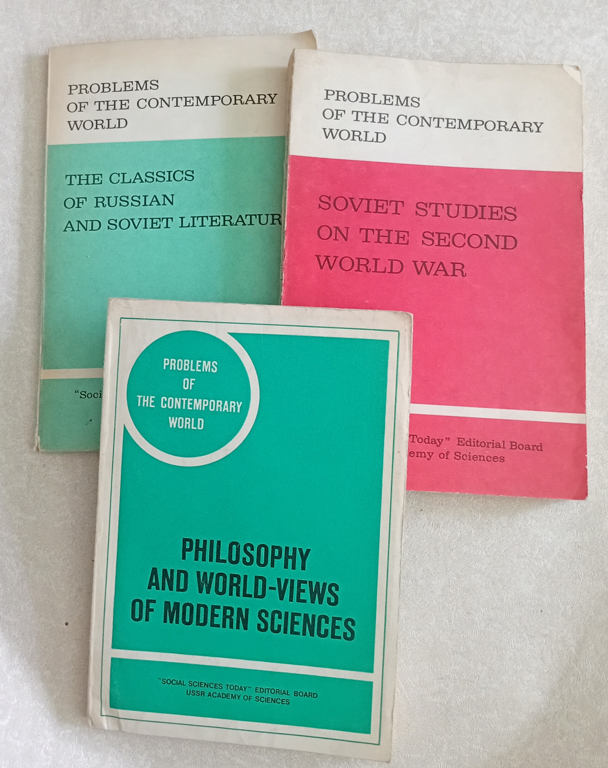 PROBLEMS OF THE CONTEMPORARY EORLD