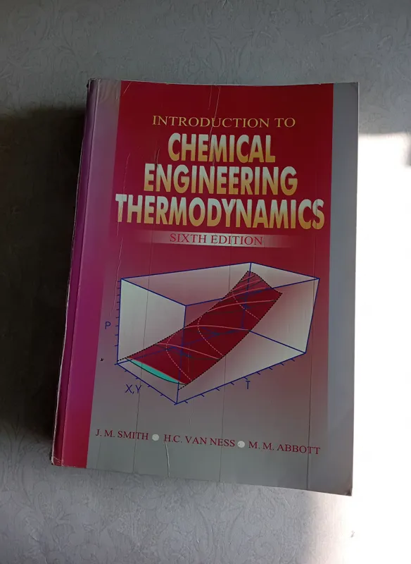 CHEMICAL ENGINEERING THERMODYNAMICS
