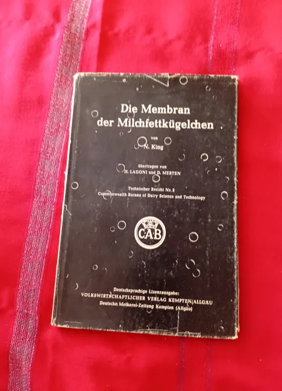 Die Membran der Milchfettkügelchen