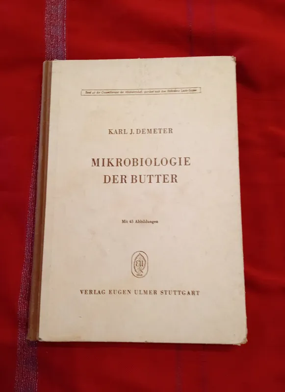 MIKROBIOLOGIE DER BUTTER 1956