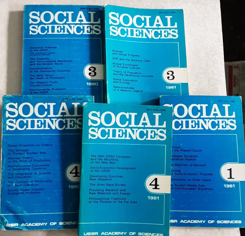 SOCIAL SCIENCES چاپ شوروی