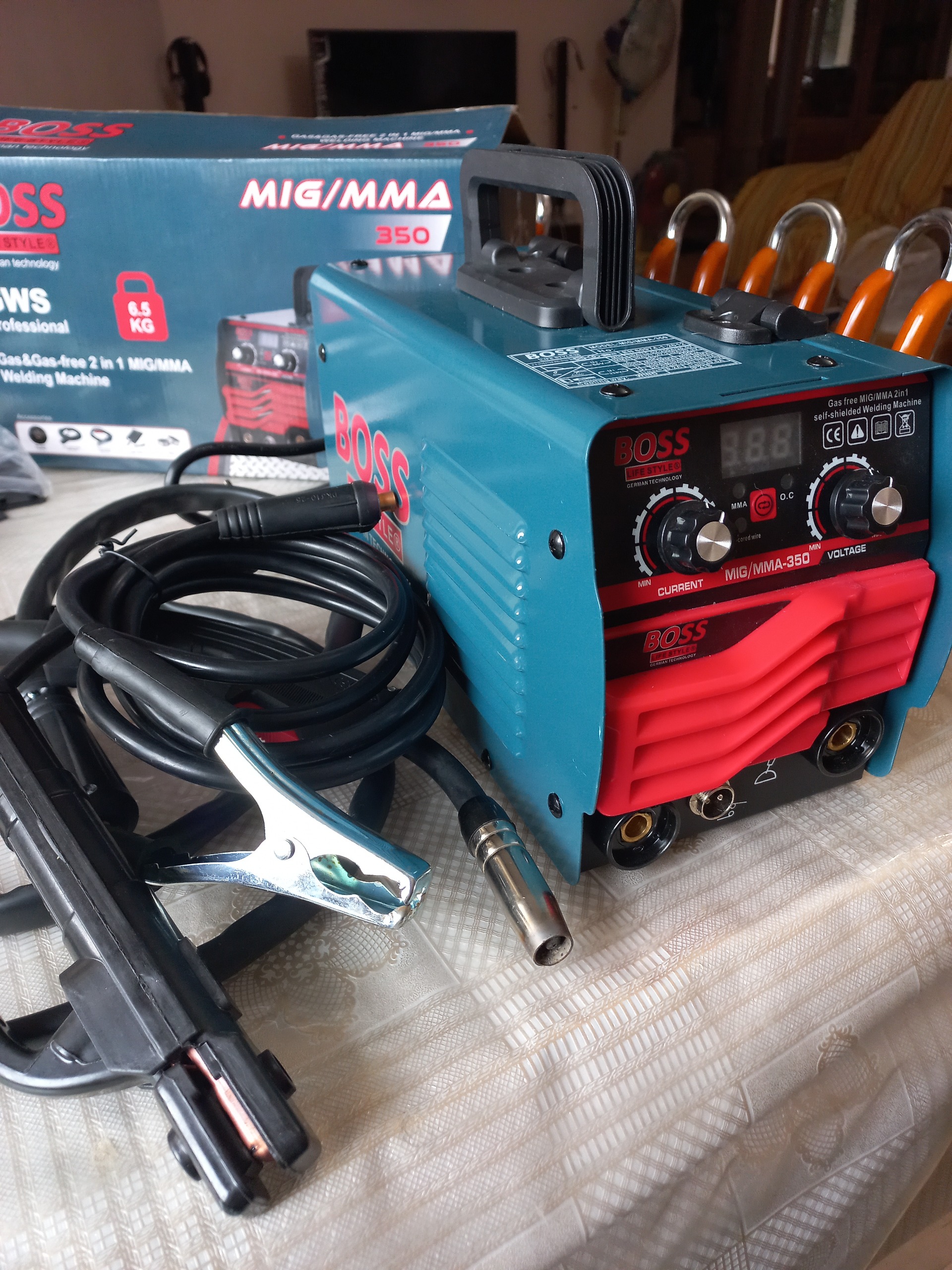 اینورتر جوشکاری co2دو کاره MIG/MMA350آمپر برندBOSS