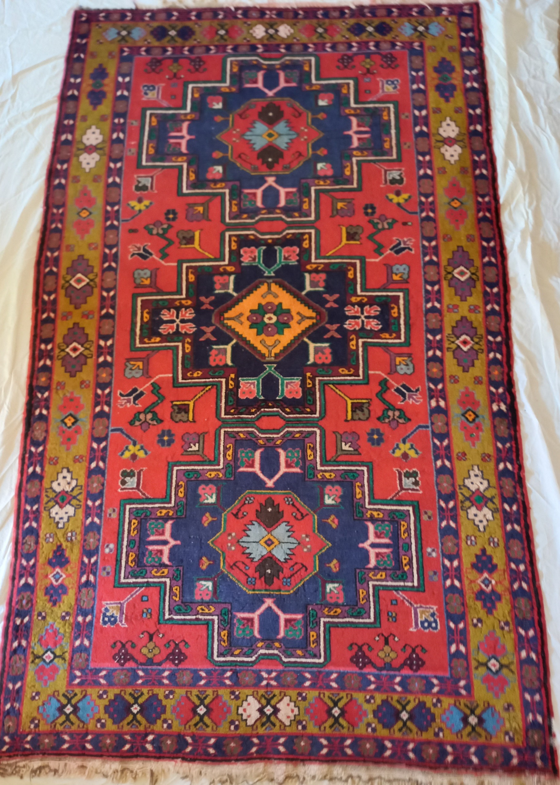 قالیچه آذربایجان نیمه آنتیک