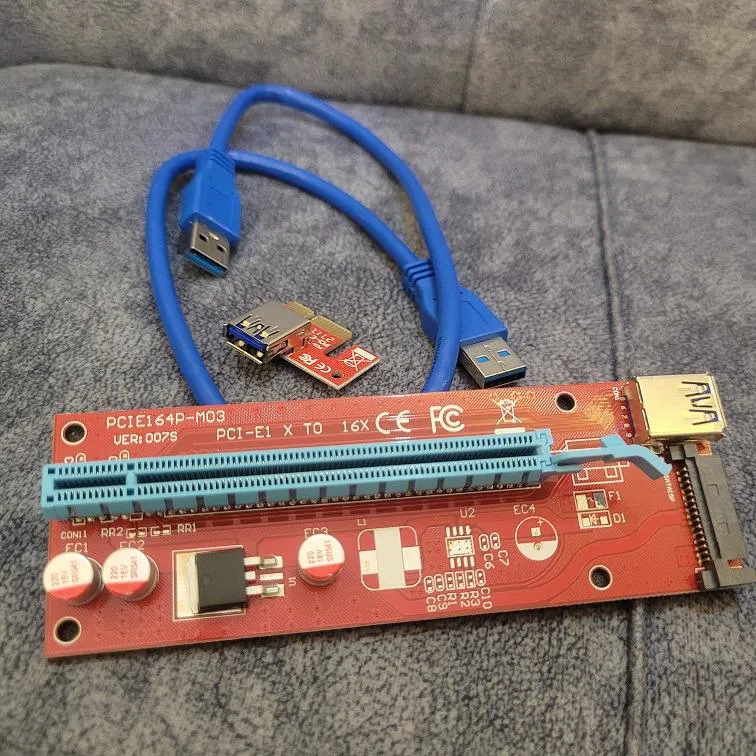 رایزر گرافیک PCIE 1X به 16X مدل 007S