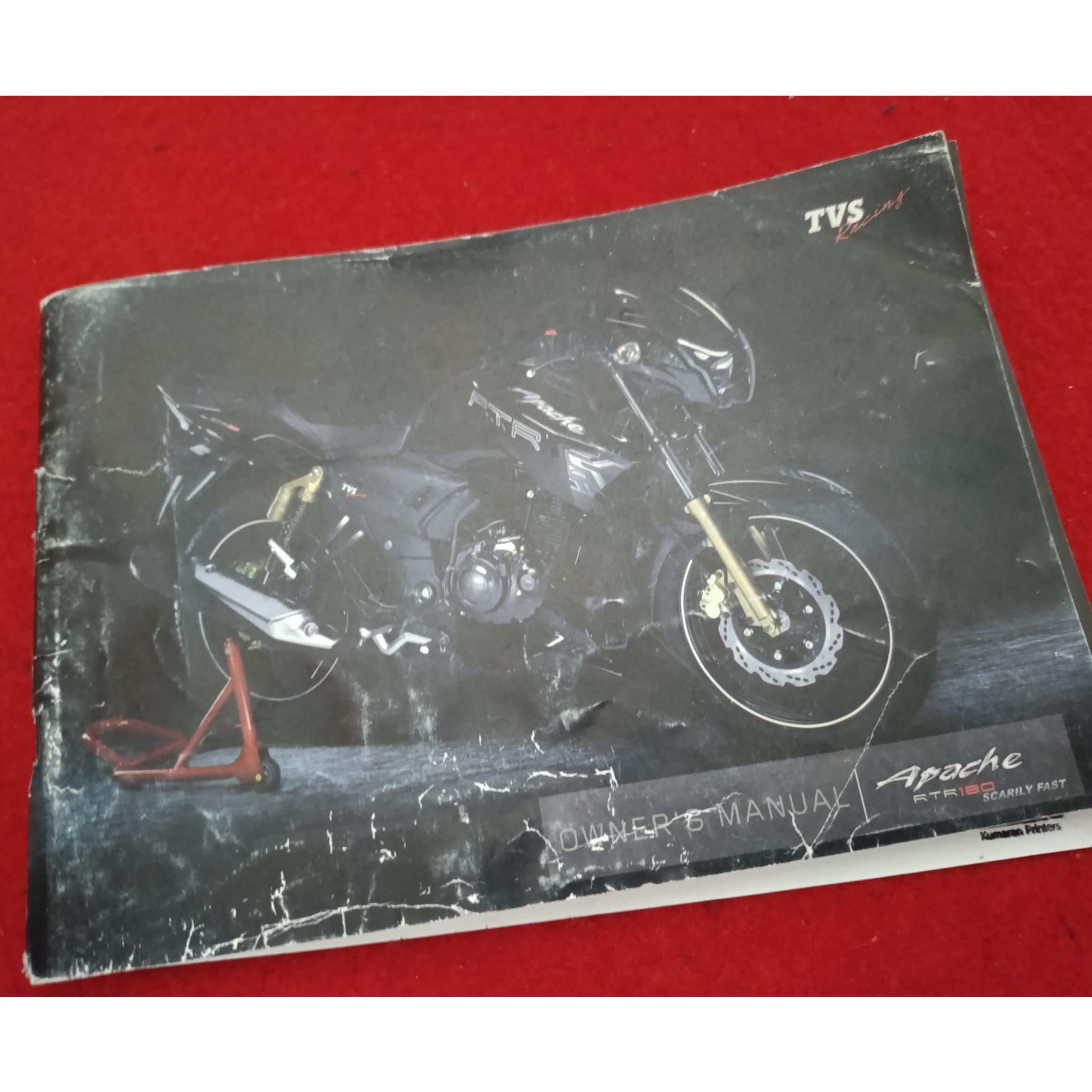 دفترچه راهنمای موتورسیکلت TVS مدل RTR