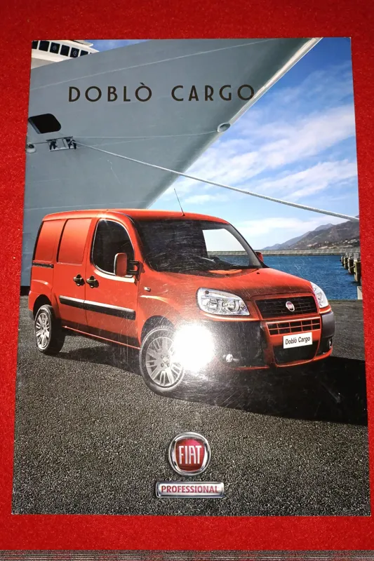 کاتالوگ فیات کارگو زبان خارجی شش صفحه
