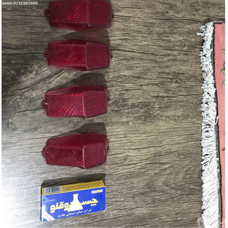 چراغ خطر عقب موتور گازی پژو و براوو قدیمی