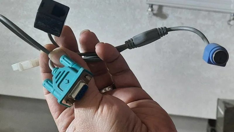 تبدیل PS2 به RJ و سریال پورت و برق IDE