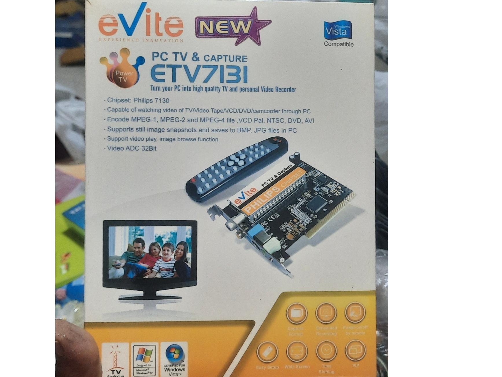 کارت کپچر و تی وی EVITE