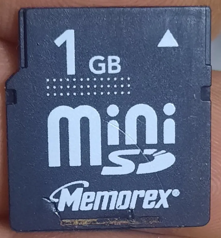 MiniSD 1GB memorex
