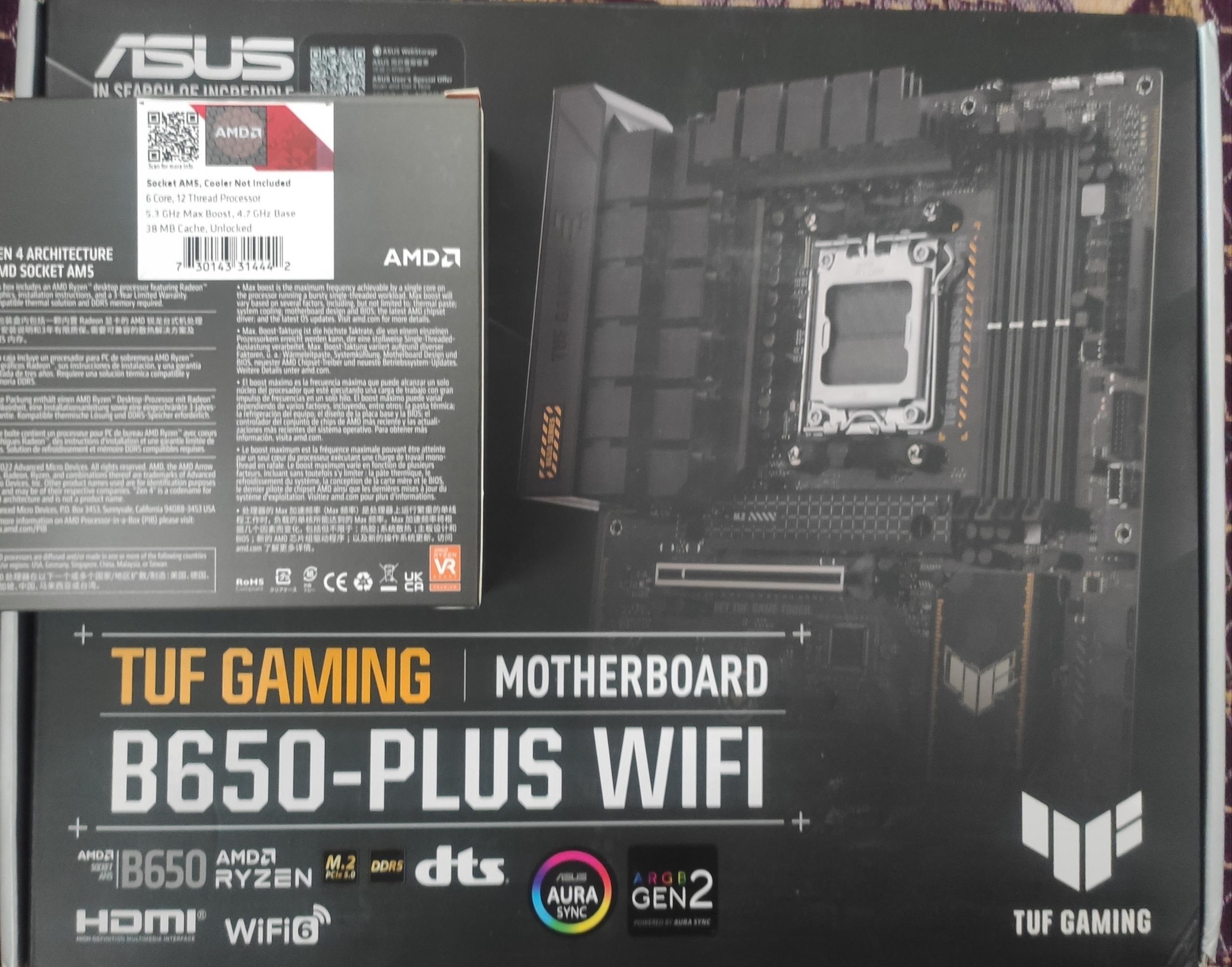 باندل مادربردB650 و 7600x