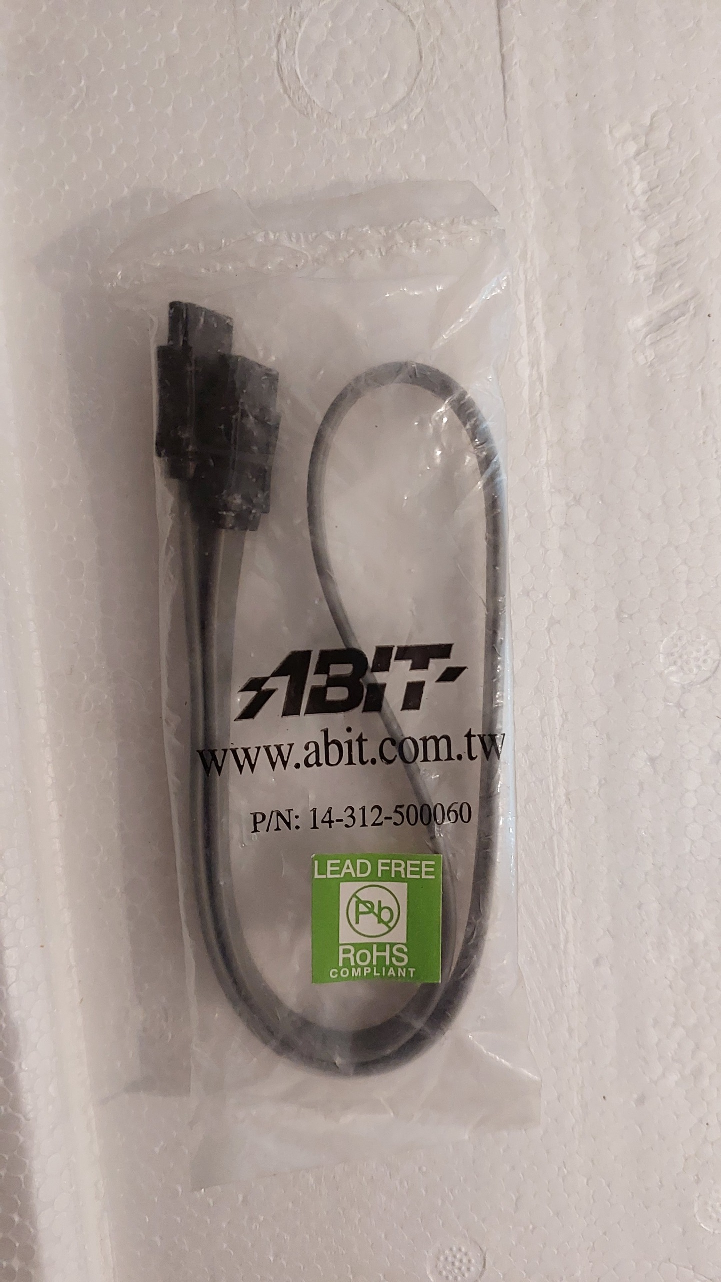 کابل SATA خاکستری - 40 سانتیمتر