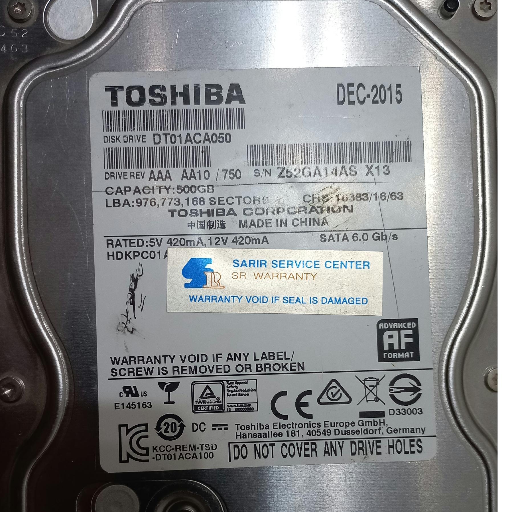 هارد اینترنال معیوب