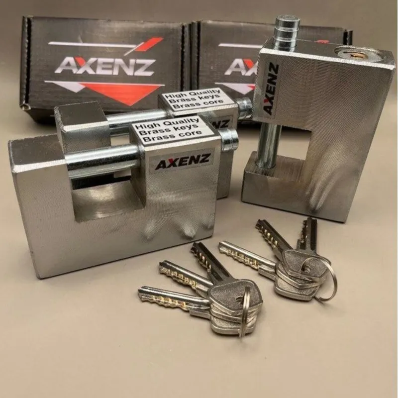 قفل کتابی 100دو شیار براق AXENZ