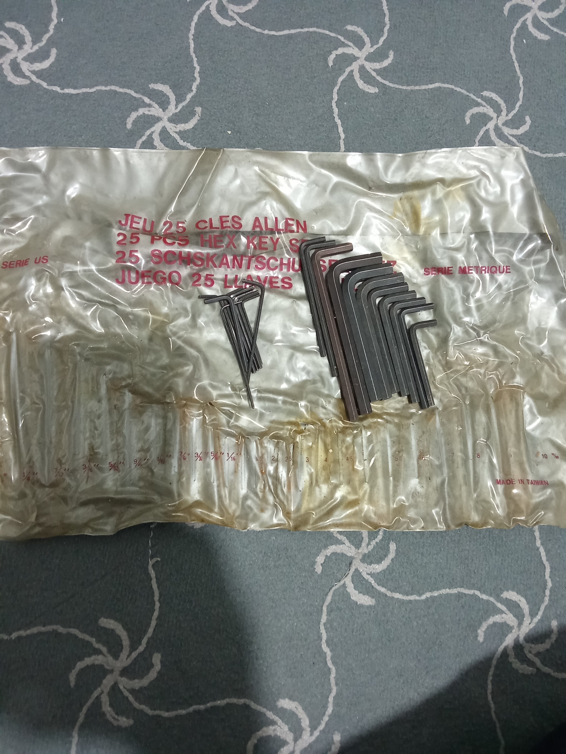 آچار آلن میلیمتر و اینچ