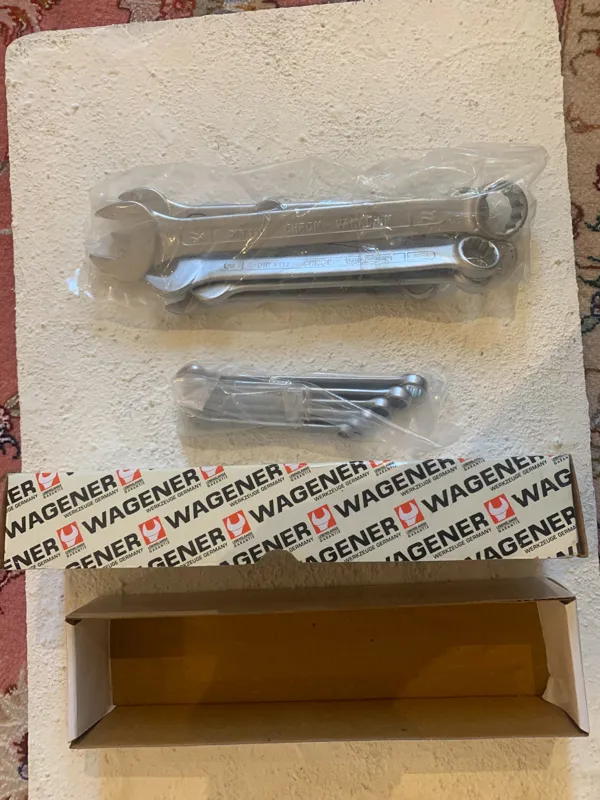 ست آچار یک سر رینگ واگنر آلمانی