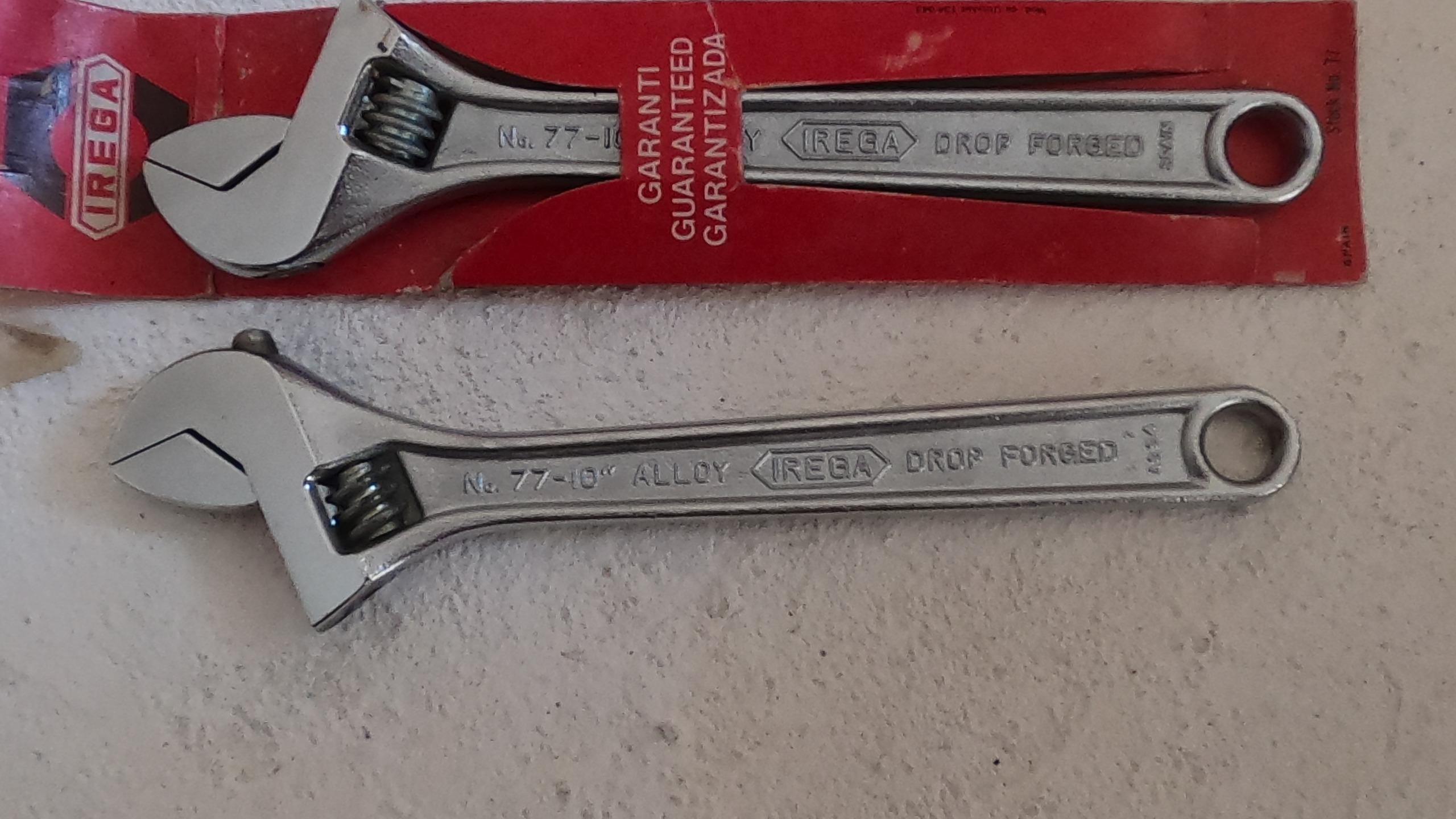 آچار فرانسه 10 اینچ Irega اصلی و قدیمی