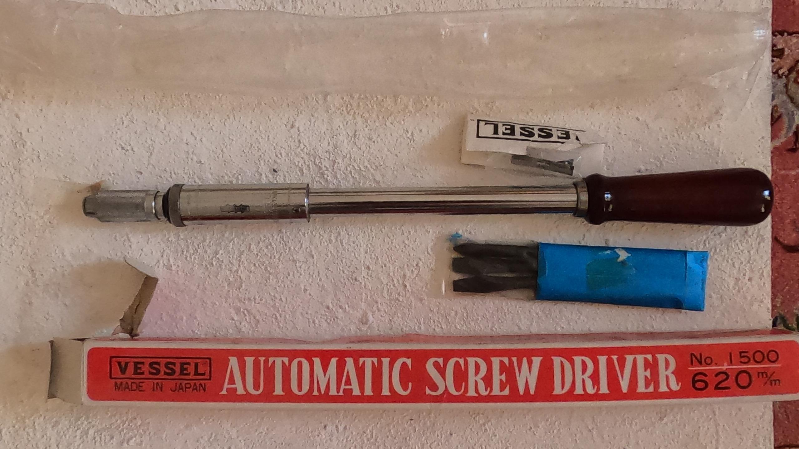 پیچ گوشتی وسل ژاپن اتوماتیک فشاری 620