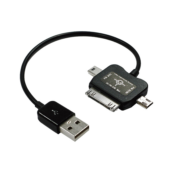 کابل تبدیل USBبهMicro USB/mini USB/USB DockمدلC3