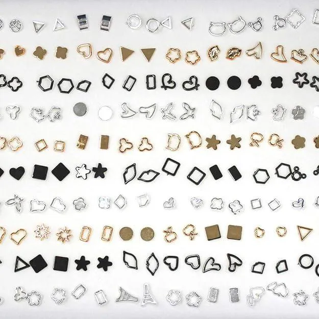 گوشواره زنانه مدل میخی PTN-ED02 مجموعه 100 عددی