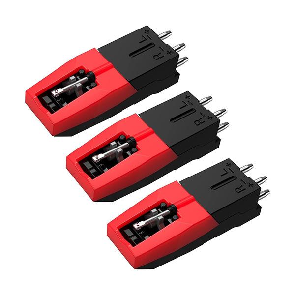 سوزن پیکاپ گرامافون مدل M002-R بسته 3 عددی