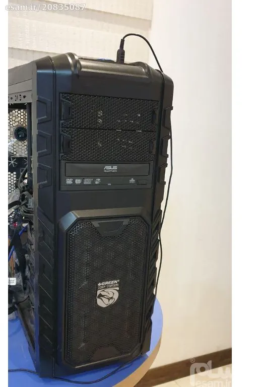 کیس و پاور گرین 650AUK plus - X3  Viper