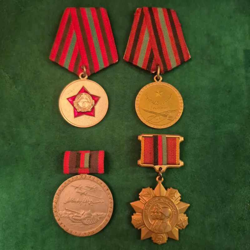 مجموعه مدال های جمهوری دموکراتیک خلق افغانستان