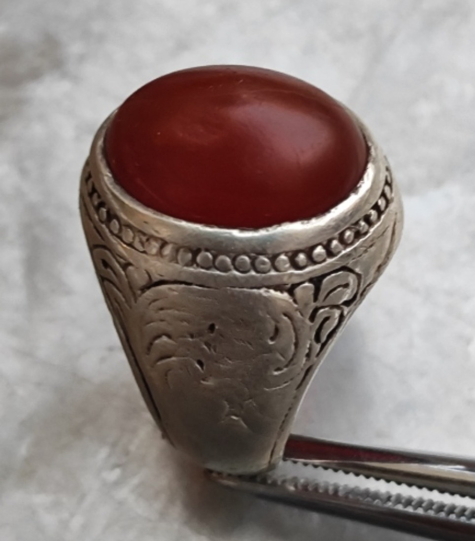 انگشتر عقیق یمن کبدی