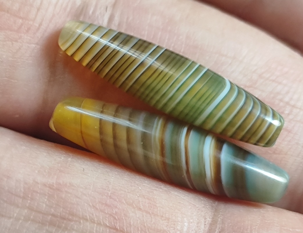 جفت مهره عقیق سلیمانی