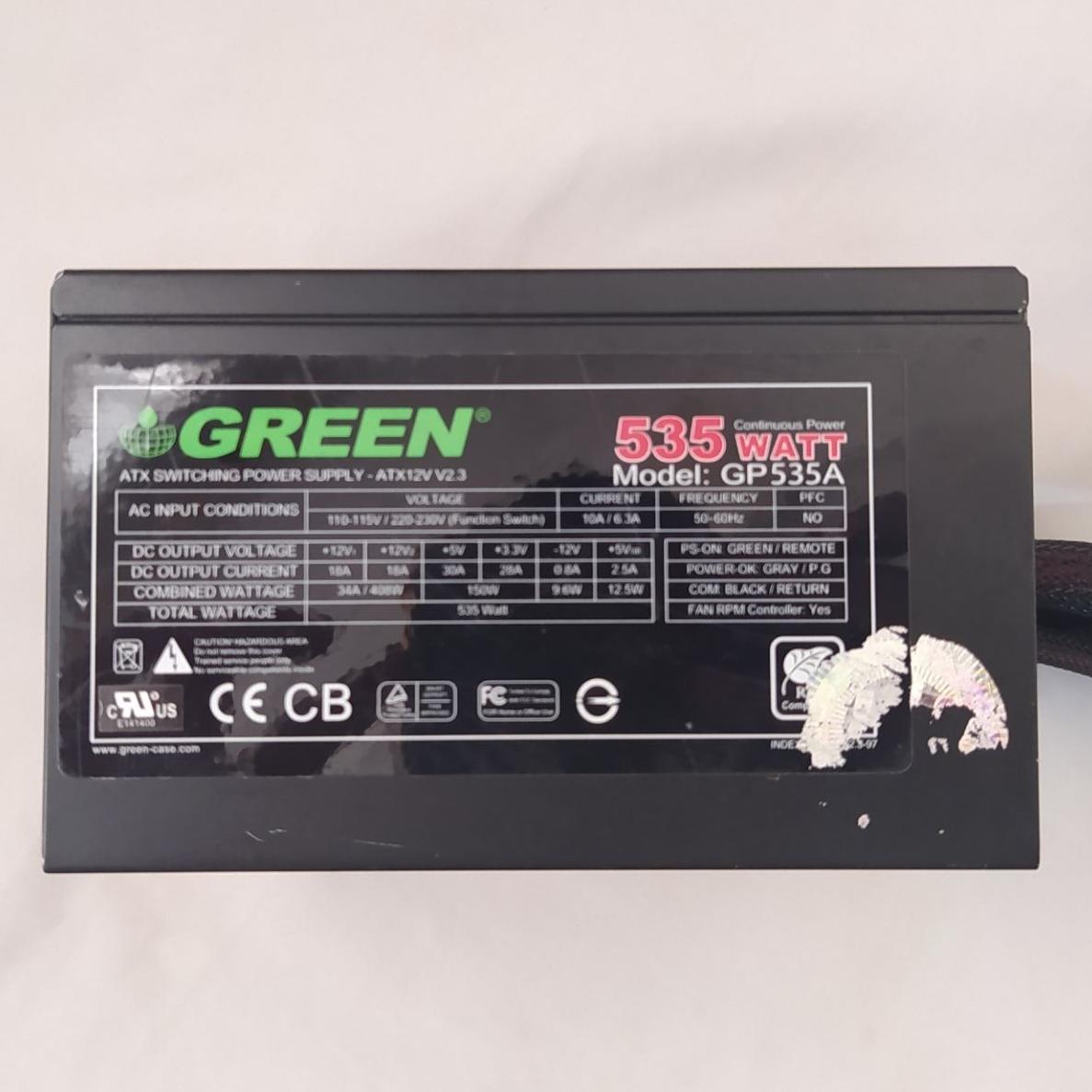 پاور 535 وات گرین مدل GP-535A