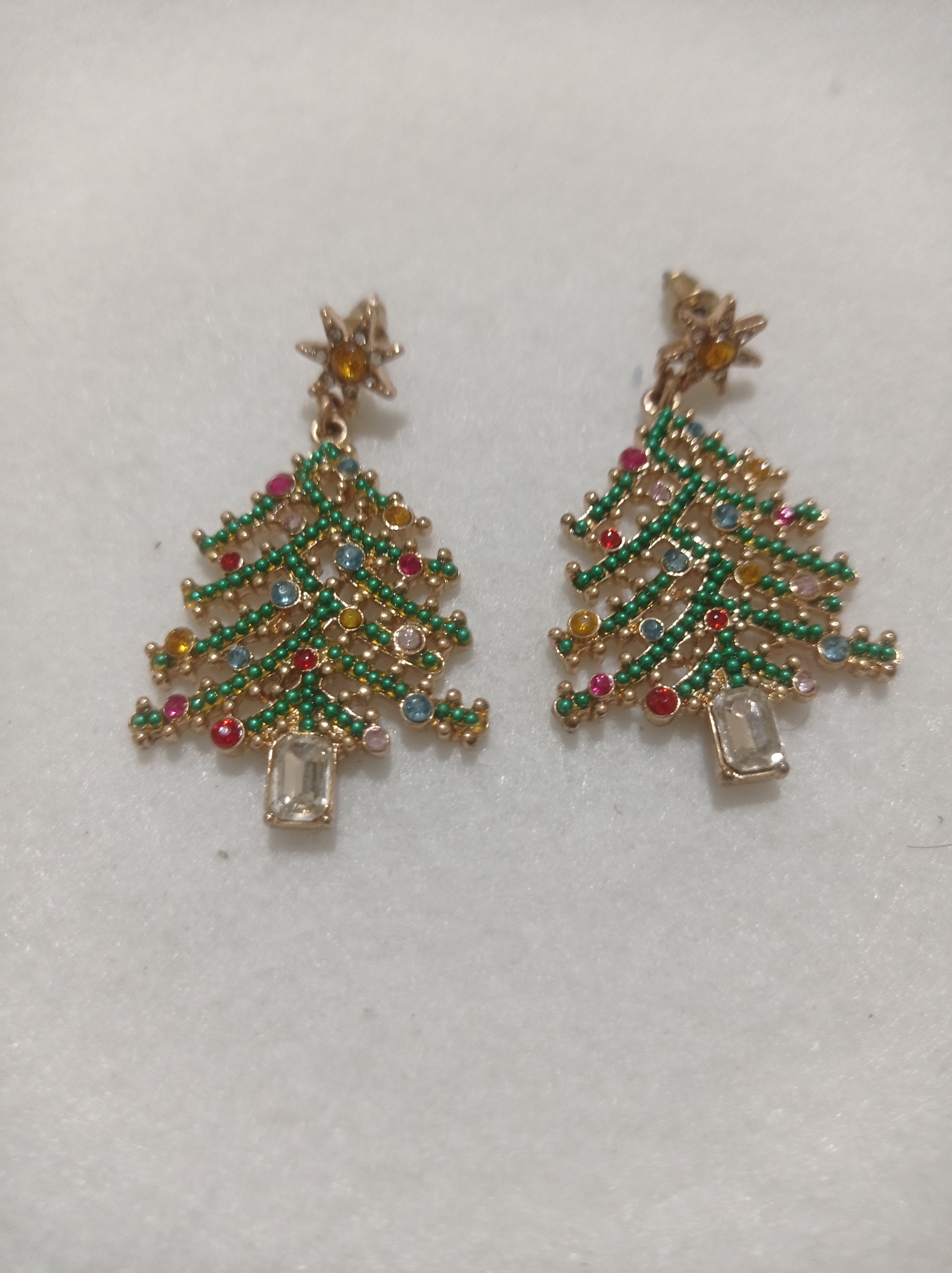 گوشواره طرح درخت کریسمس