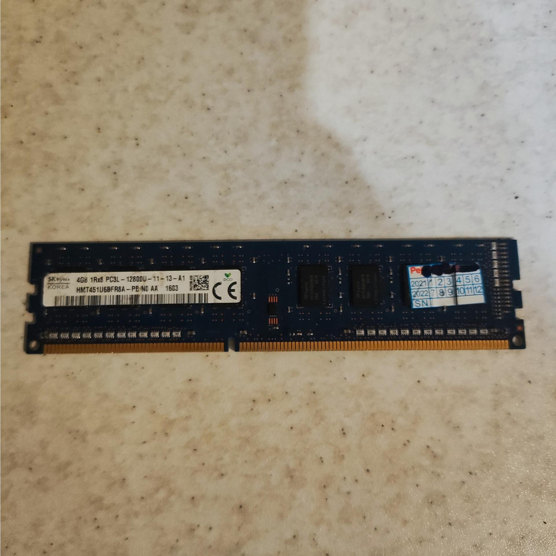 رم کامپیوتر 4 گیگ PC3L سرور 12800