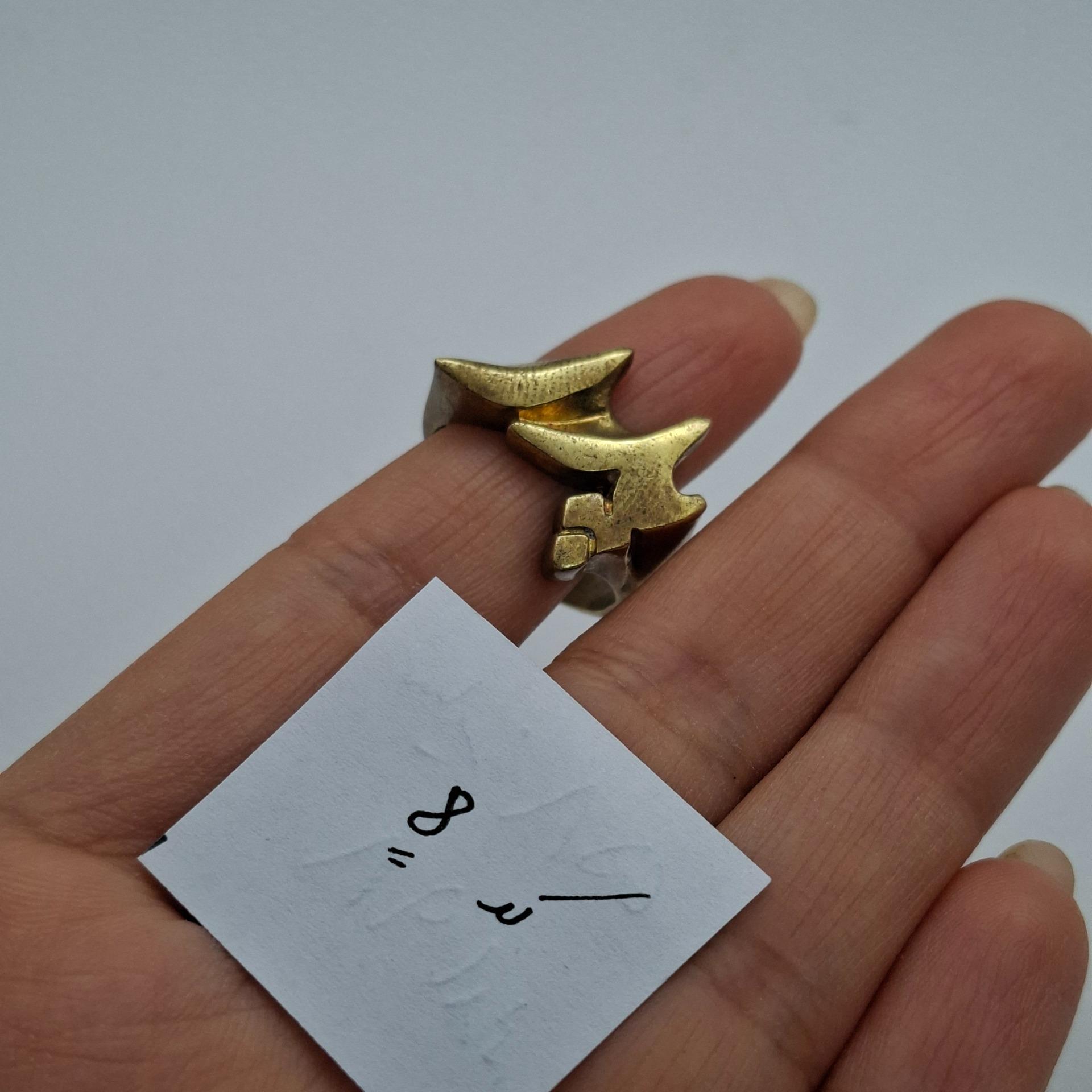 انگشتر برنج سایز 58