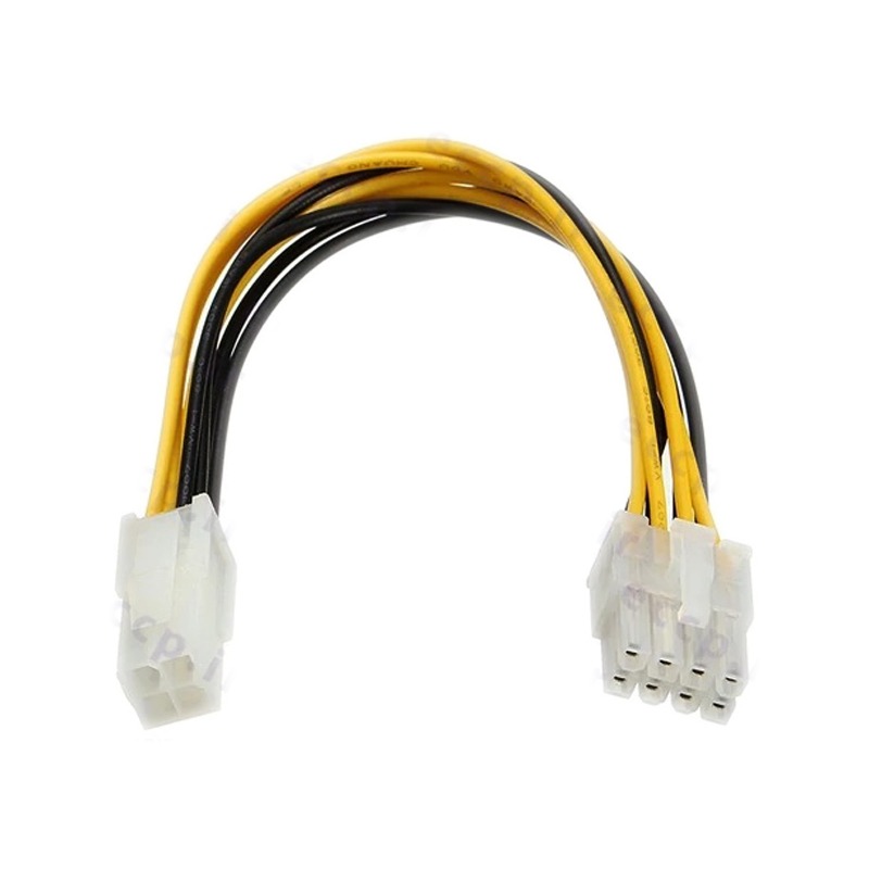 کابل تبدیل برق 4 پین به 8 پین CPU بسته 2تایی