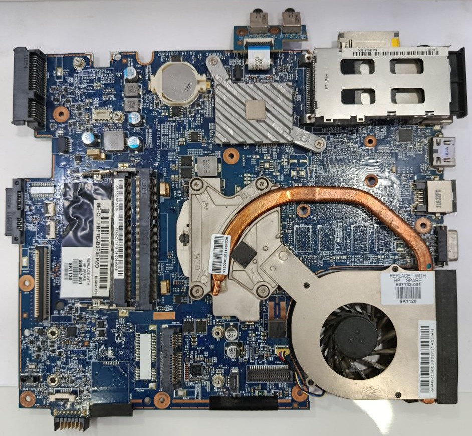مادربرد لپ تاپ HP 4520S همراه با CPU و فن