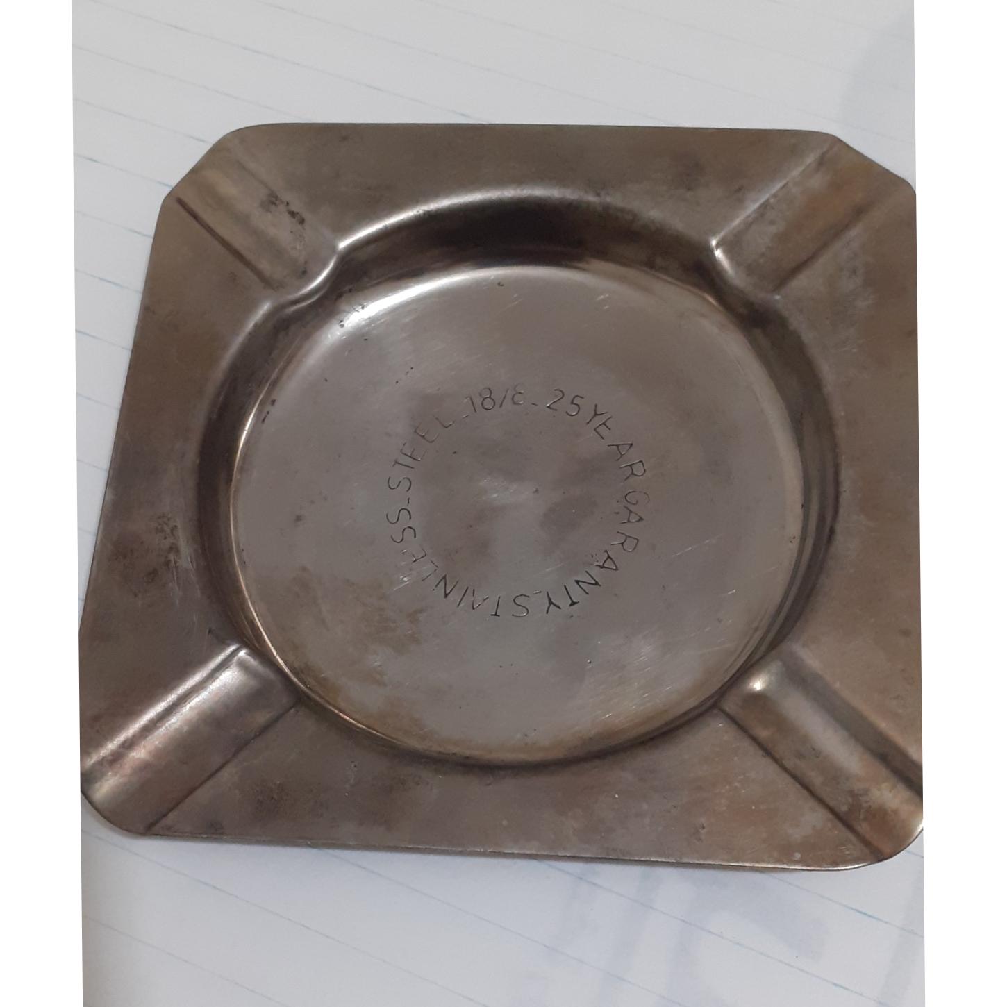 زیرسیگاری استیل قدیمی نگیر